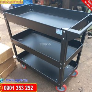 Xe đẩy dụng cụ 3 ngăn