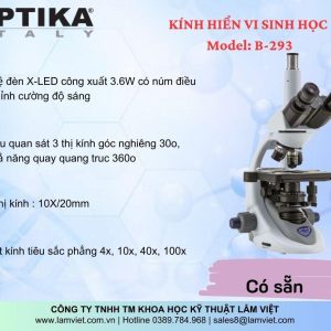 (HÀNG CÓ SẴN) Kính  Hiển Vi Sinh Học Optika B-293