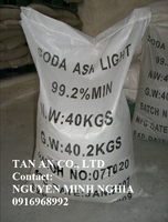 Soda Ash Light Na2CO3 99.2%