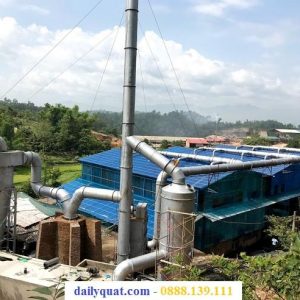 Hệ thống xử lý khói mùi lò luyện than