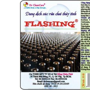 Dung dịch súc rửa chai thủy tinh