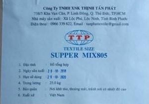 HÓA CHẤT HỒ TỔNG HỢP