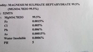 MgSO4 99.5%