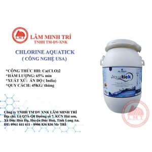 HÓA CHẤT CHLORINE AQUATICK ẤN ĐỘ 65%