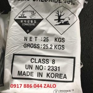 Kẽm Clorua ZnCl2 98% - XI MẠ - MẠ KẼM